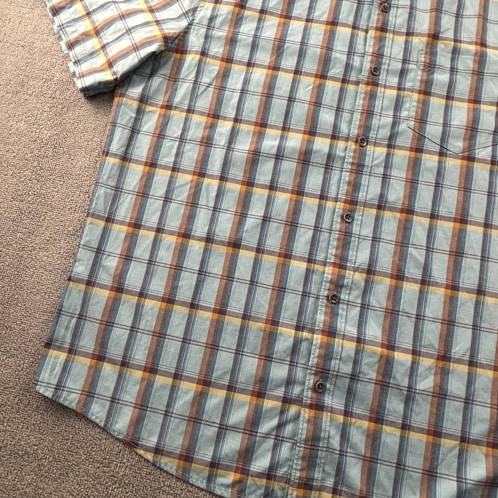 Marmot Shirt Adult Extra Large Check button Up Short Sleeve Outdoor Casual Men's - Picture 7 of 14
